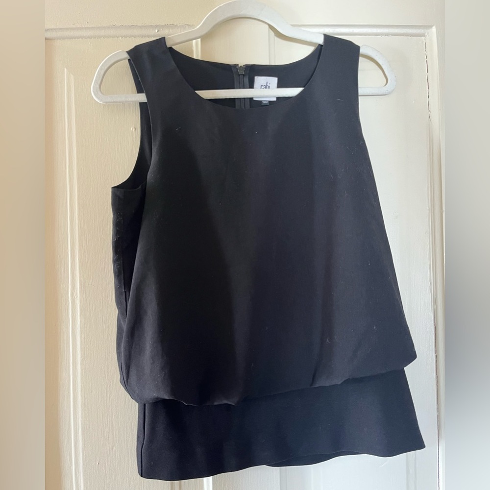 Black Cabi Blouse Tank